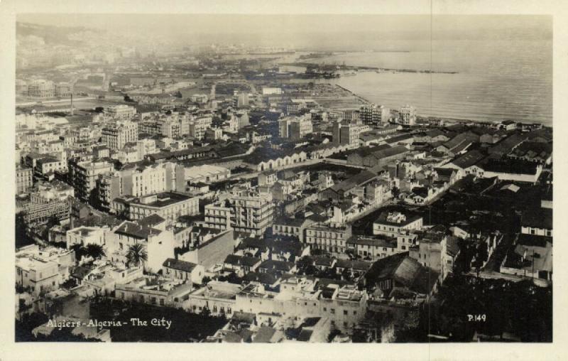 algeria, ALGIERS, City Panorama (1930s) RPPC