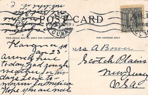 SS Morro Castle Ward Line Writing on back 