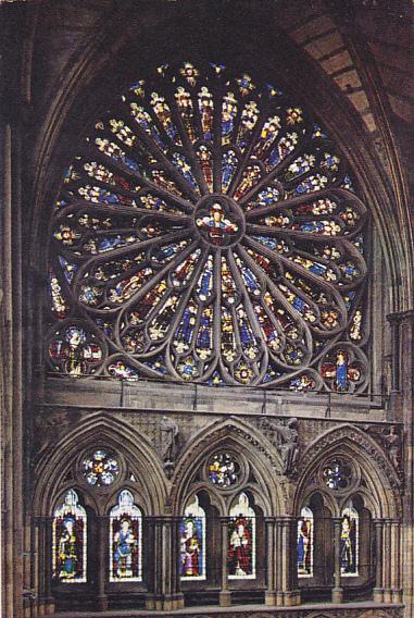 England London Westminster Abbey Rose Window South Transept