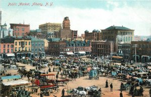 c1910 Albany New York Public Library occupation people #10841 Postcard 26-226