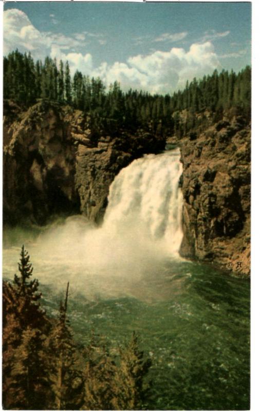 Haynes 41 SERIES #341 The Upper Falls of the Y'stone, Yellowstone National Park