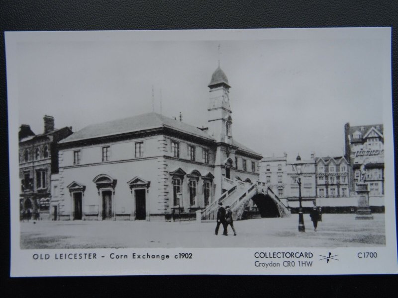 LEICESTER The Corn Exchange c1902 RP Postcard by Pamlin Repro C1700