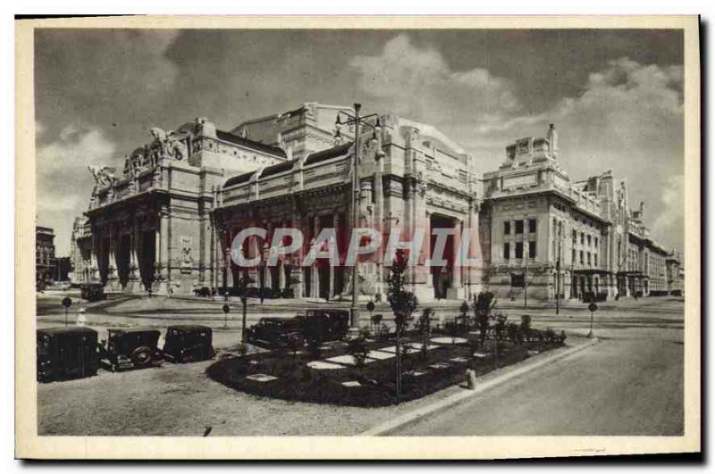 Postcard Old New Milan Central Station