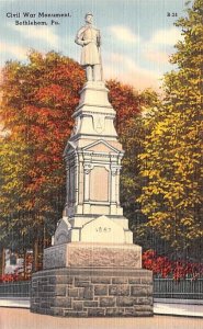 Civil War Monument Bethlehem, Pennsylvania PA  