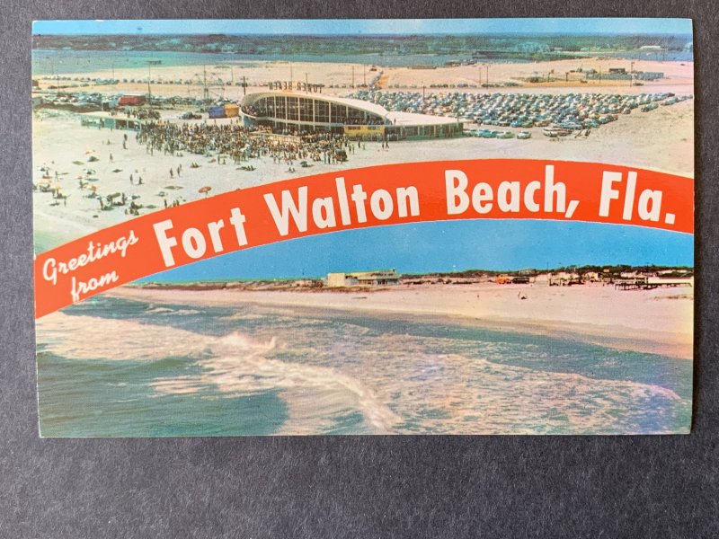 Greetings From Fort Walton Beach FL Chrome Postcard H1197090853