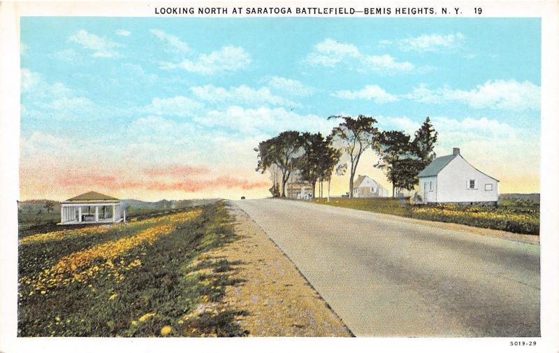 Bemis Heights New York~Saratoga Battlefield (Northern View)~Generals HQ Bldgs20s