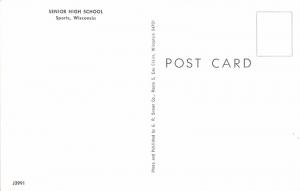 SPARTA WISCONSIN HIGH SCHOOL GREETINGS POSTCARD 1960s