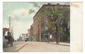 Main Street, New Rochelle, NY. Horse and buggy. Undivided back postcard