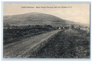 c1910 Mount Pisgah (Elevation 3218 Feet) Catskills Mountains NY Postcard