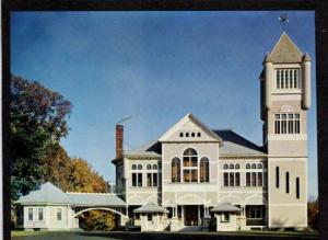 ME View of Cumston Hall MONMOUTH MAINE PC Postcard