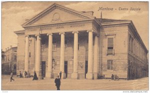 MANTOVA , Lombardia , Italy , 1910s ; Teatro Sociale
