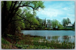 Blairstown Warren County New Jersey 1960s postcard Blair Lake
