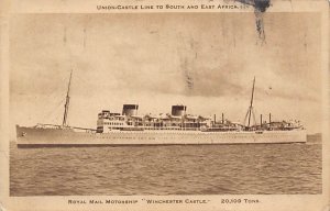 SS Winchester Castle Union Castle Royal Mail Steamers 1933 