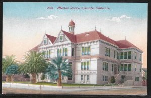 Mastick School, Alameda, California, Early Postcard, Unused