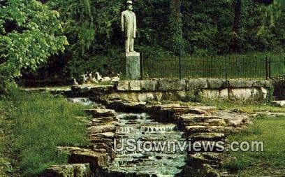 Jack Daniel's Statue & Springs - Lynchburg, Tennessee