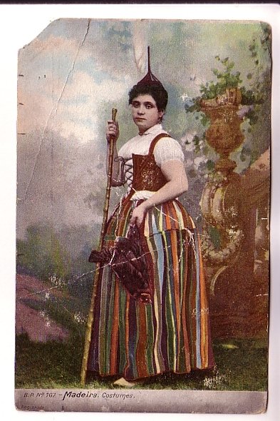 Woman in Costume, Medeira, Spain