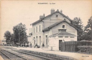 Rolampont France Train Station Vintage Postcard AA50917