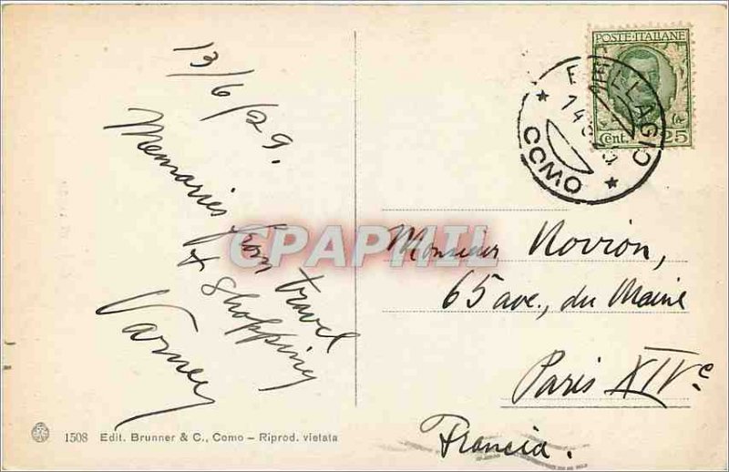 Old Postcards Lake Como