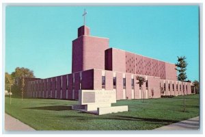 c1950's Our Savior's Lutheran Church Building Sioux Falls South Dakota Postcard