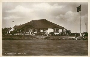 United Kingdom England Essex Clacton on Sea Bowling Club real photo postcard