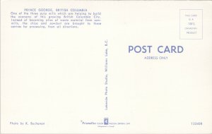 Prince George BC Pulp Mill Unused Vintage Postcard F66