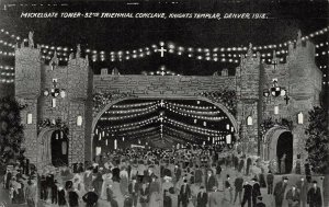 LP91  Denver Colorado Knights Templar 1915 Conclave  Mickelgate Tower