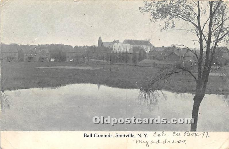  Stottville, New York, NY, USA Stadium Postcard Ball Grounds