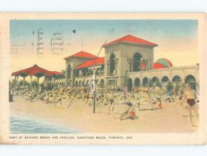 1940's PAVILION AT SUNNYSIDE BEACH Toronto Ontario ON d8516