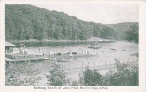 Ohio Bainbridge Bathing Beach At Lake Pike