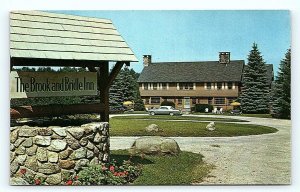 WOLFEBORO, NH New Hampshire ~ BROOK & BRIDLE INN c1950s Roadside Postcard