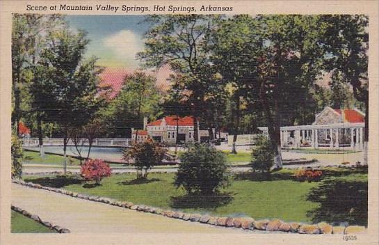 Arkansas Hot Springs Scene At Mountain Valley Springs