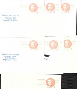 US  Pre-stamped uncanceled Postcards UX 93 Robert Morris