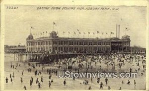 Casino, Fishing Pier - Asbury Park, New Jersey NJ  