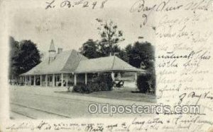 GR and I Depot, Bay View, MI, Michigan, USA Train Railroad Station Depot 1904...