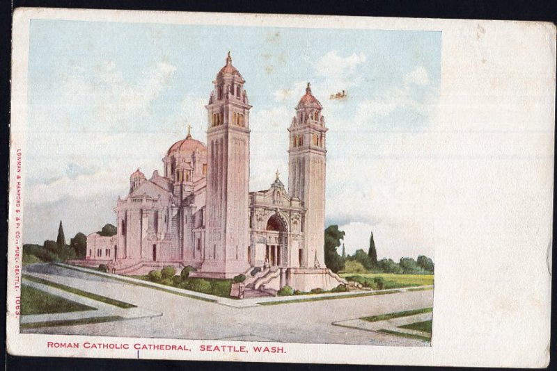 Washington Roman Catholic Cathedral SEATTLE Und/B Vintage