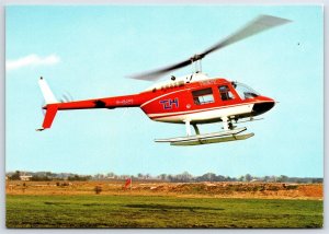 Helicopter Postcard G-BAVI Bell Jet Ranger 206B Trent Helicopters Limited FG5