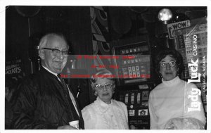 NV, Las Vegas, Nevada, RPPC, Lady Luck Casino, Jackpot Winners & Slots