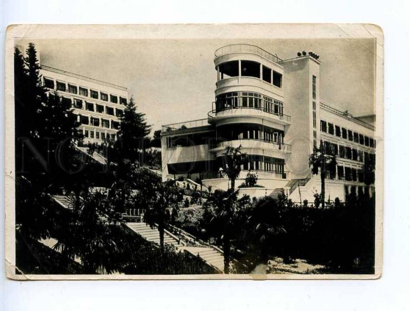 226059 RUSSIA Sochi resort Red Army Soyuzfoto 1937 postcard