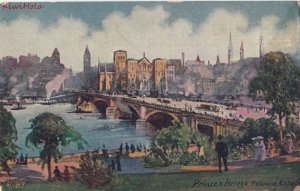 Postcard Prince's Bridge Melbourne Australia