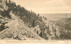 Colorado Cheyenne Canon Cripple Creek Valentine's & Sons Postcard 22-7691