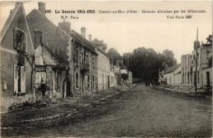 CPA Militaire, Choisy au Bac - Maisons detruites par les Allemands (278365)