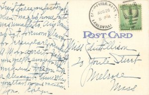 Gloucester, MA  Bridge Annisquam  White Border Postmarked 1941 Lanesville Cancel