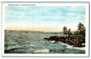 c1920's Scene From Red Rocks Burlington Vermont VT Posted Antique Postcard