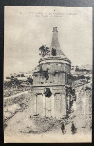 Mint Palestine Real Picture Postcard Jerusalem The tomb Of Absalon