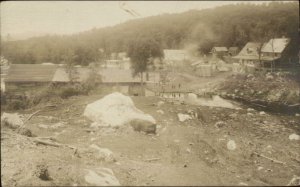 Croghan NY Message - Sylvan Beach NY Sylvanbeach Cancel Oneida County RPPC