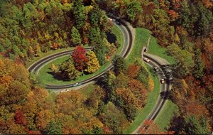 Tennessee Smoky Mountains Aerial View Of The Famous Loop-Over 1968