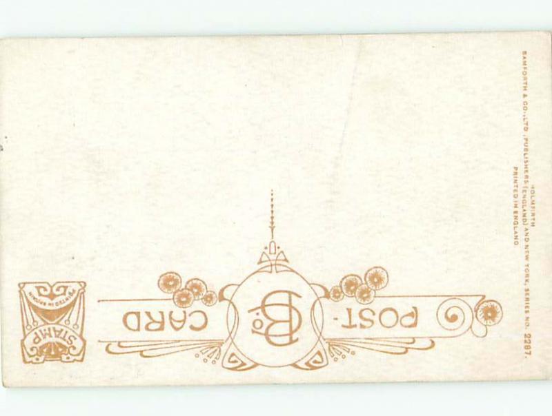 Bamforth Risque SEXY GIRL SITTING INSIDE LARGE HAT AB9982