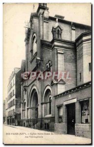 Old Postcard Paris Notre Dame Church Street work Vercingetorix