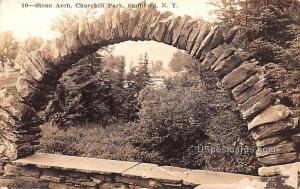 Stone Arch Stamford NY 1911 Missing Stamp