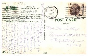 Postcard RESTAURANT SCENE Ottawa Illinois IL AT2284